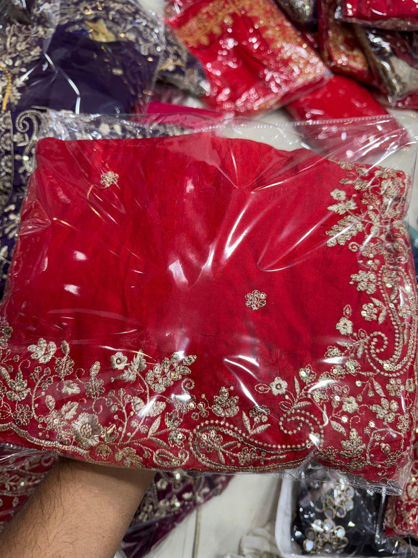 Fandy satin silk designer saree