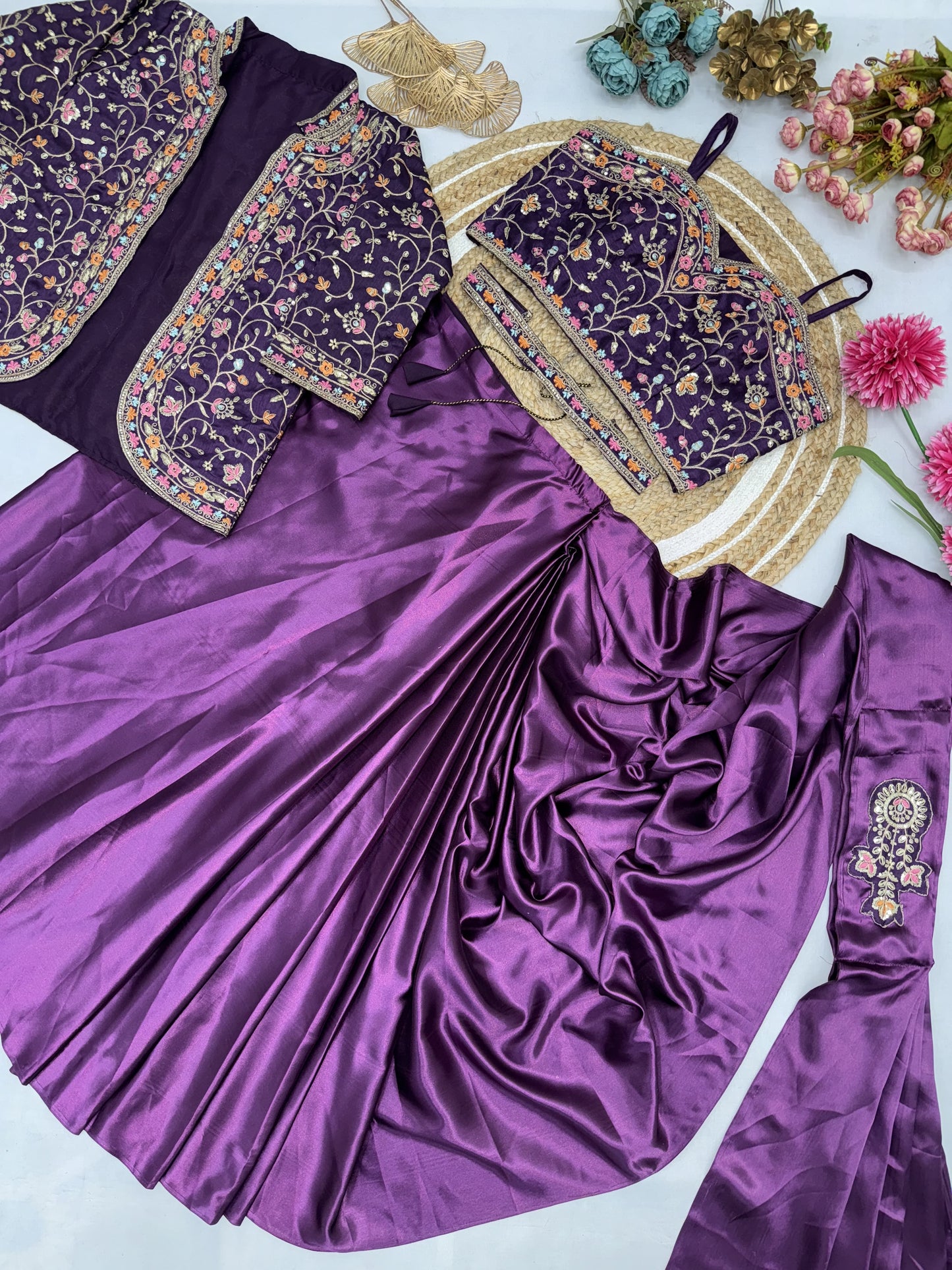 Ready To Wear Saree With Jacket