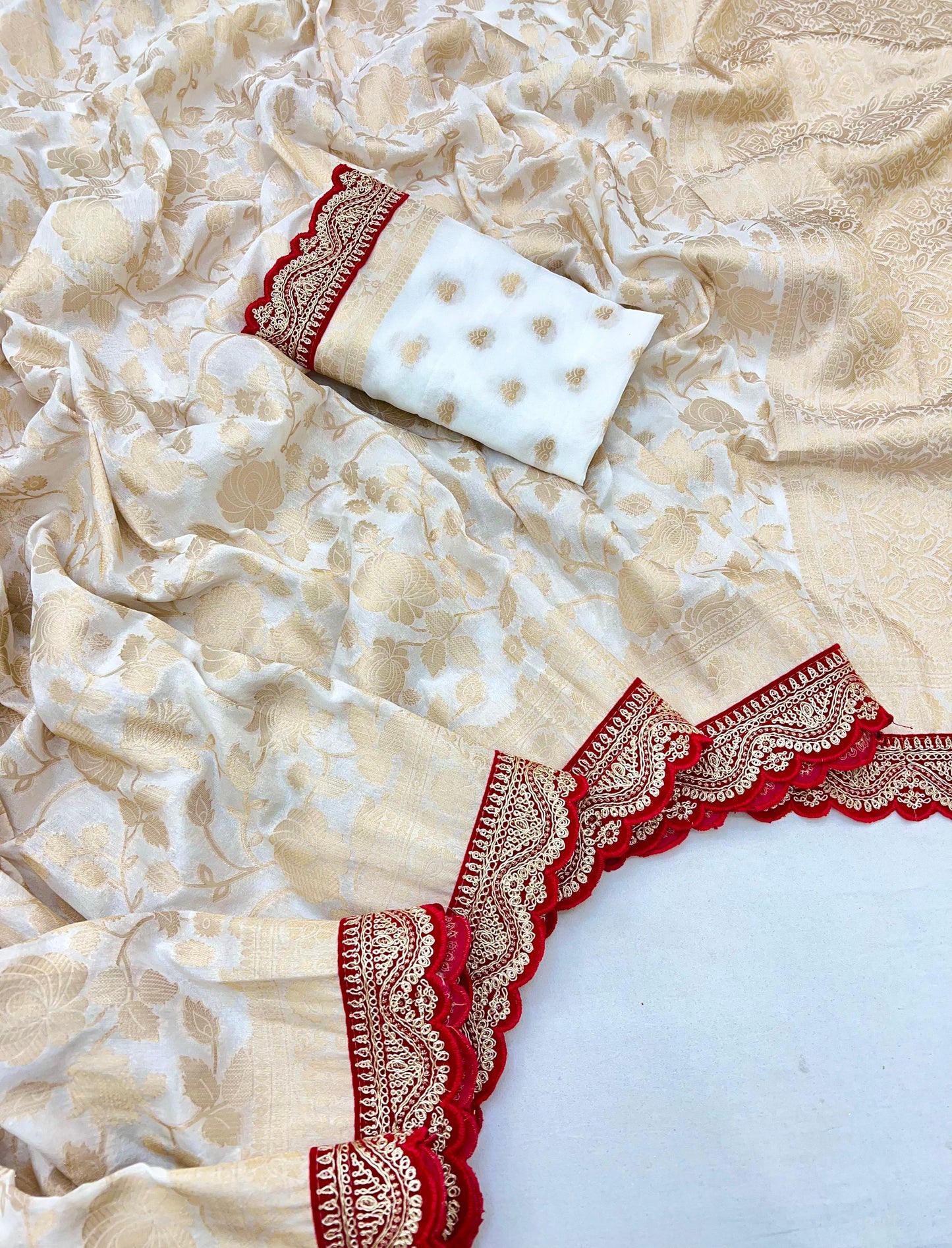 khaddi georgette designer saree