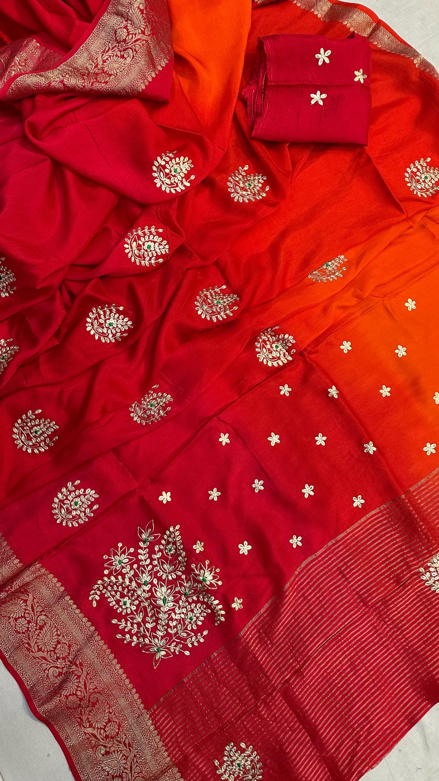 Fabric pure moonga silk jari saree