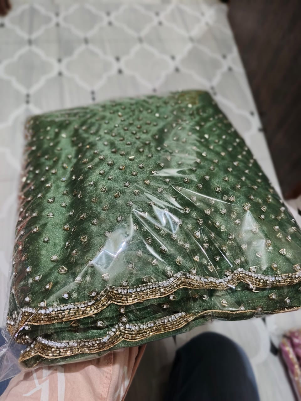 Crystal Tissues saree