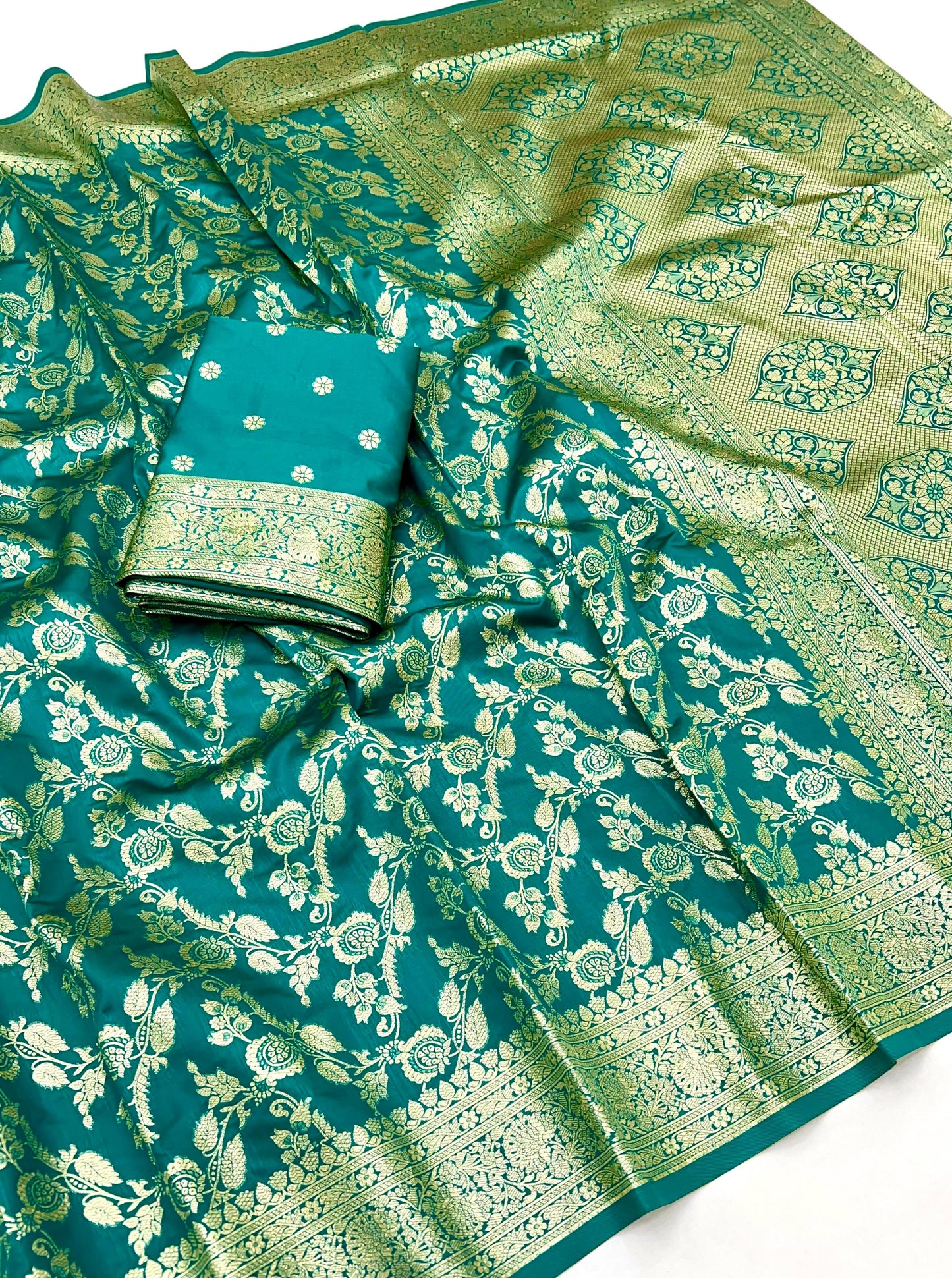Soft banarasi silk saree
