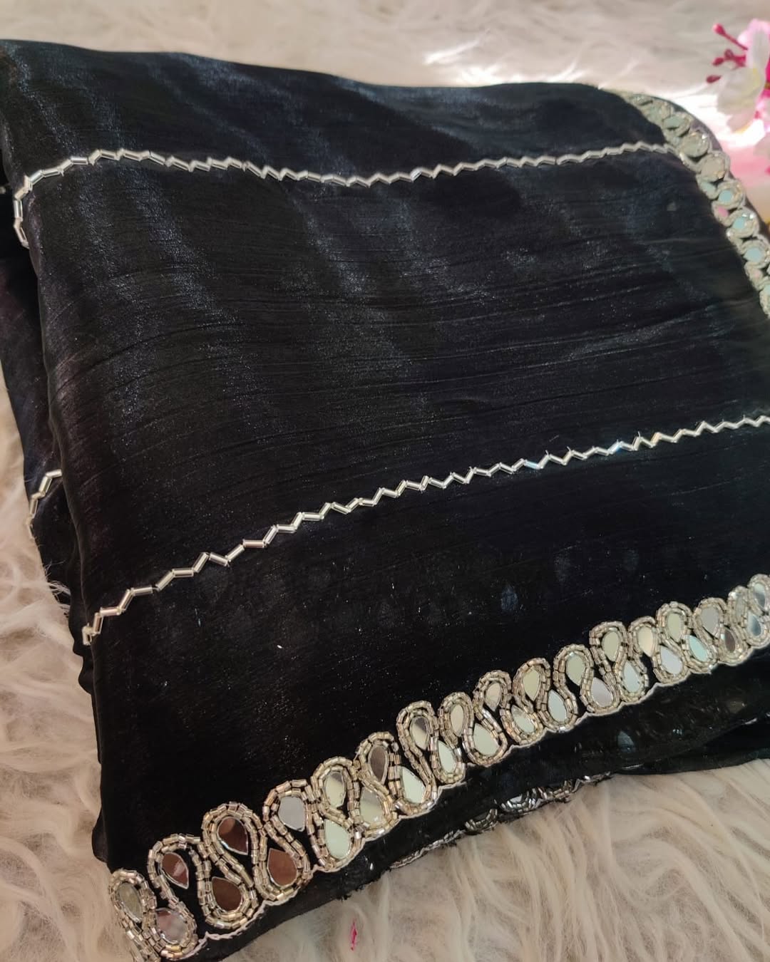 Jimmy Choo mirror handwork