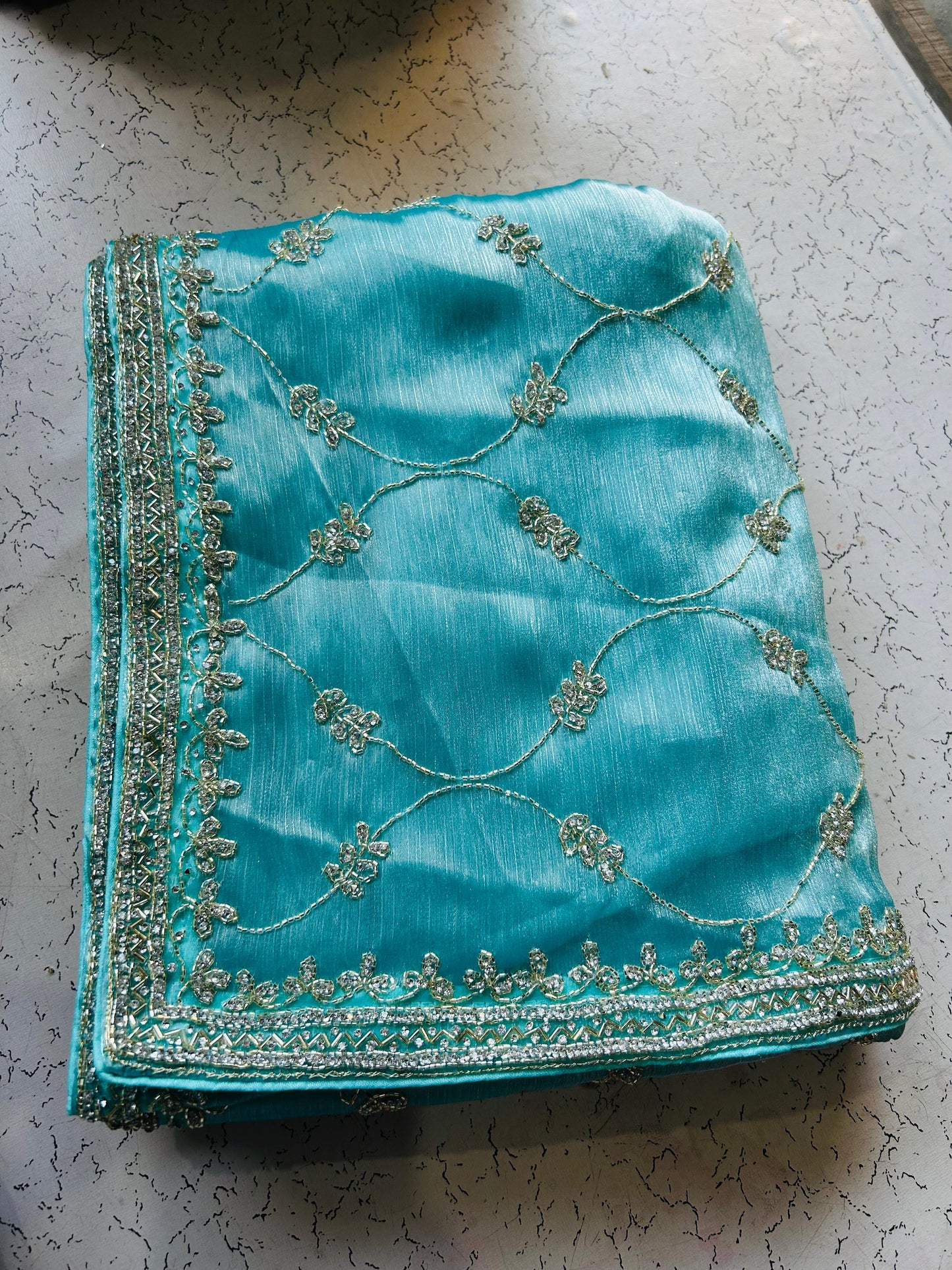 Jimmy Choo jaal design with diamond stone handwork