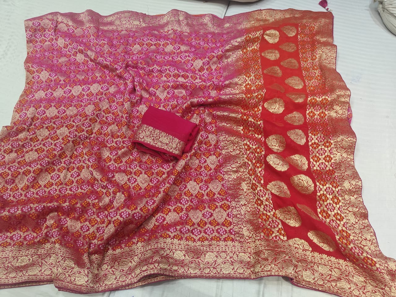 Banarsi Georgette saree