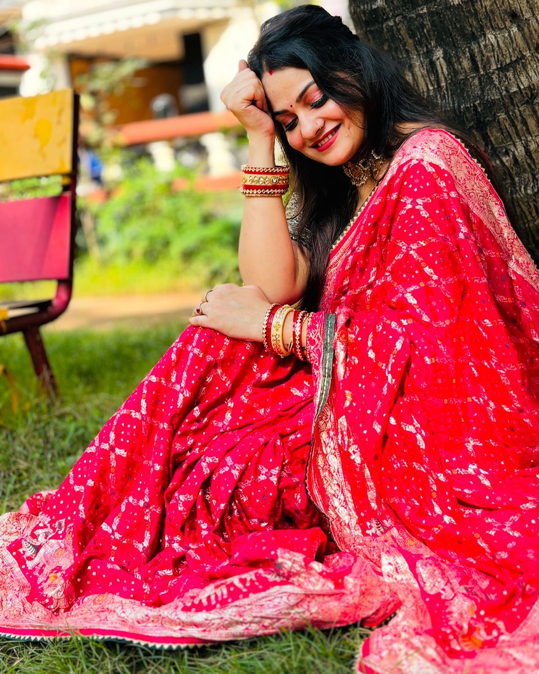 Dola fabric with beautiful meenakari zari
