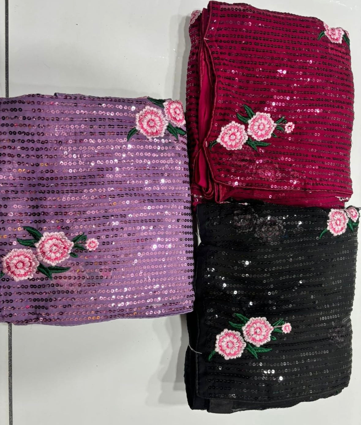Sequence designer saree