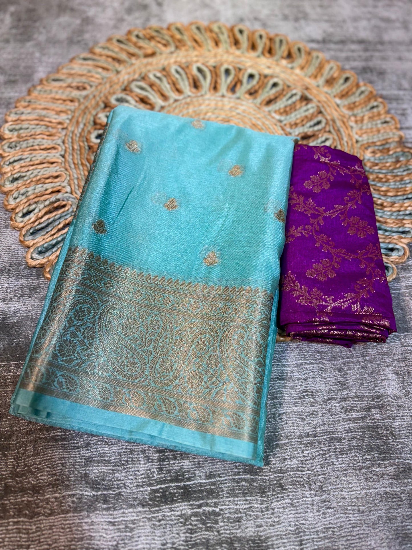 Banarasi soft warm silk fabric
