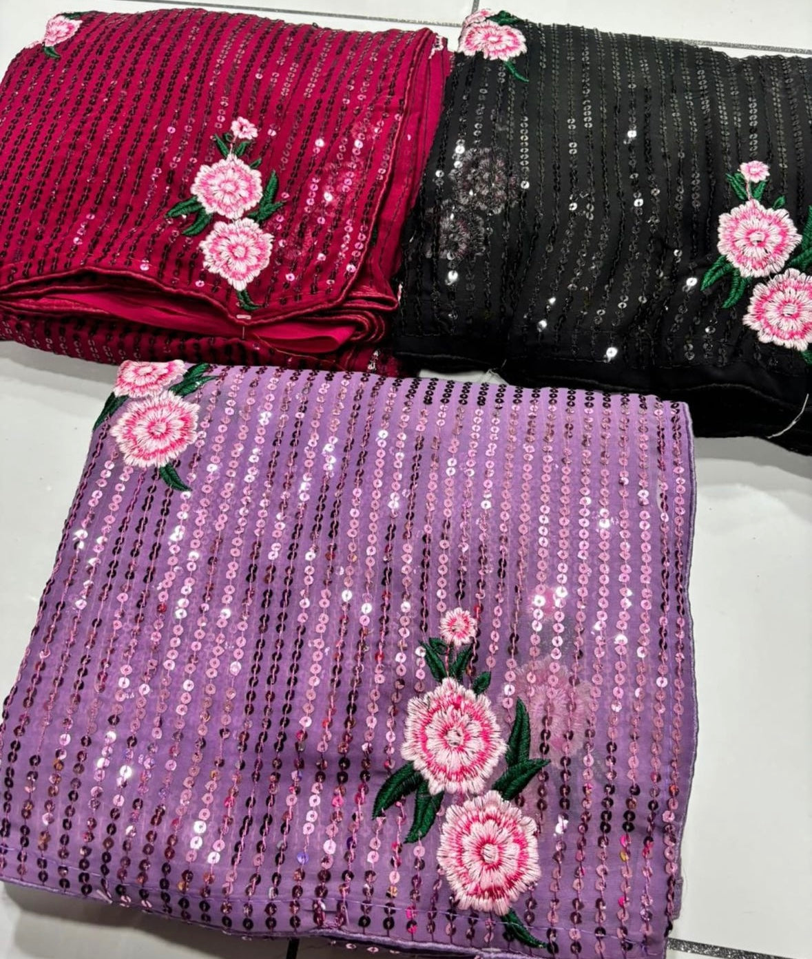 Sequence designer saree