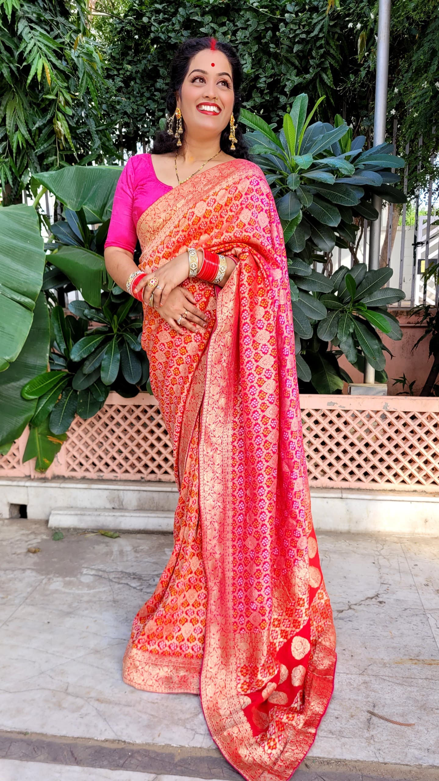 Banarsi Georgette saree