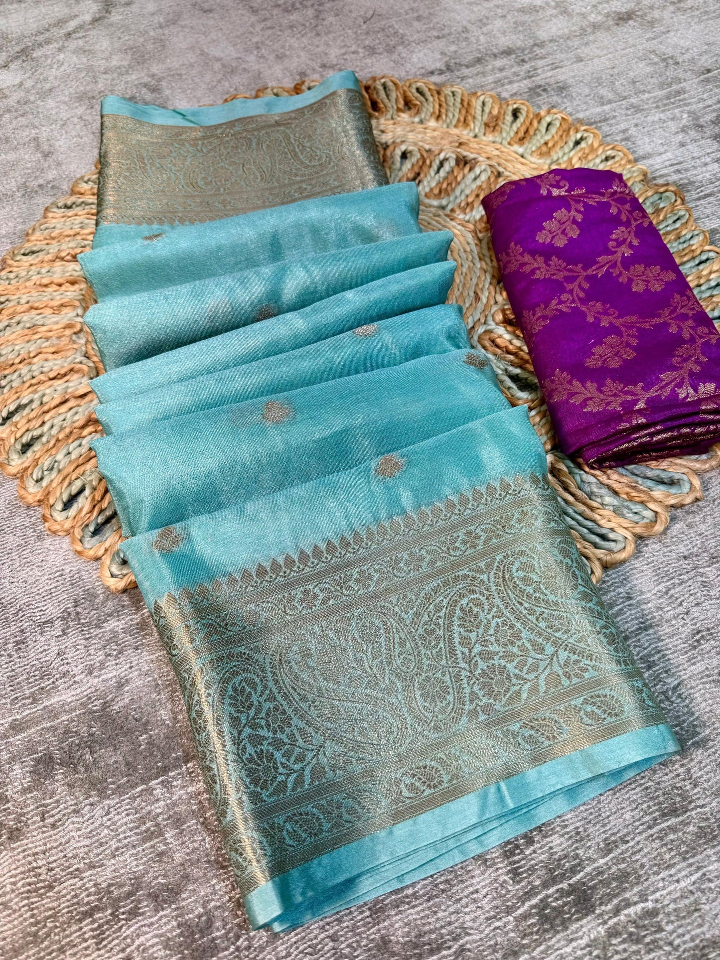 Banarasi soft warm silk fabric