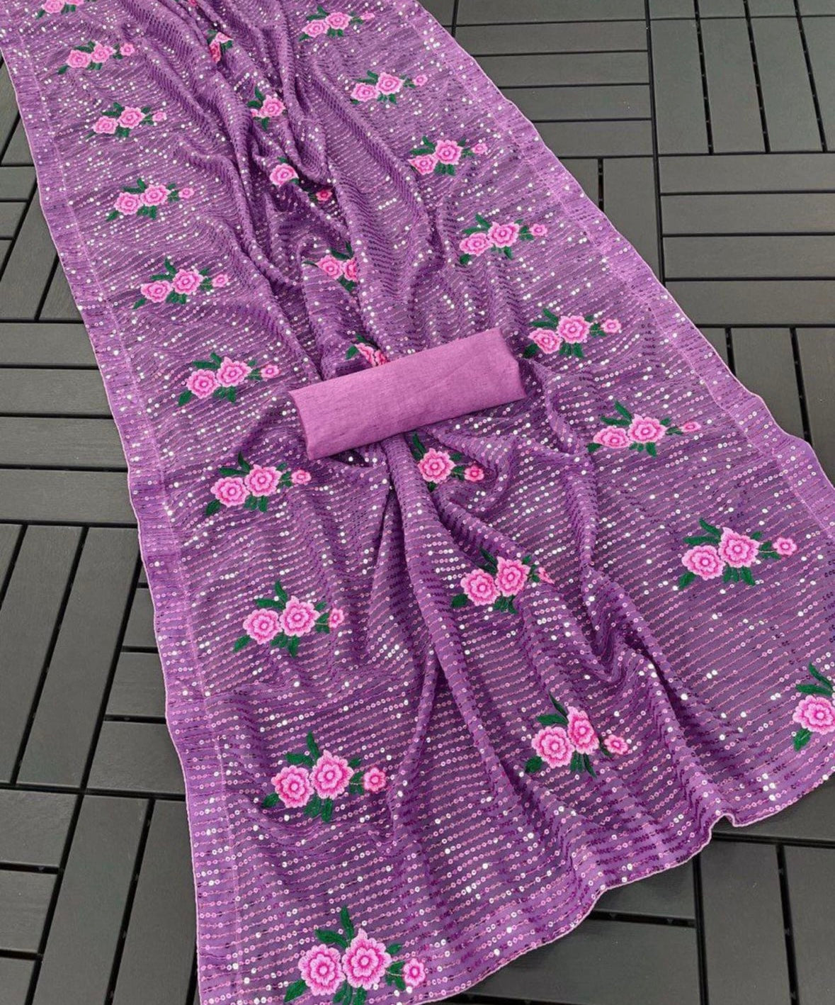 Sequence designer saree