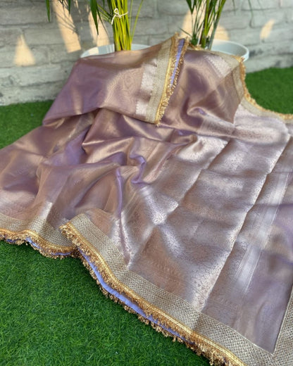 Banarasi SOFT GLASS TISSUE SILK saree