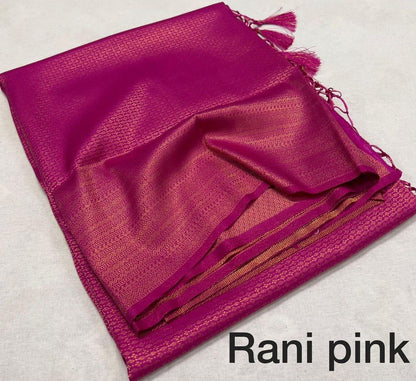 Kubera Pattu Silk Saree Rich Pallu & Brocade