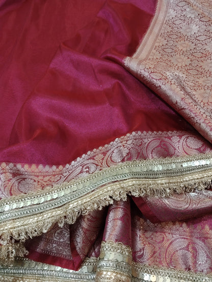 Banarasi SOFT GLASS TISSUE SILK saree