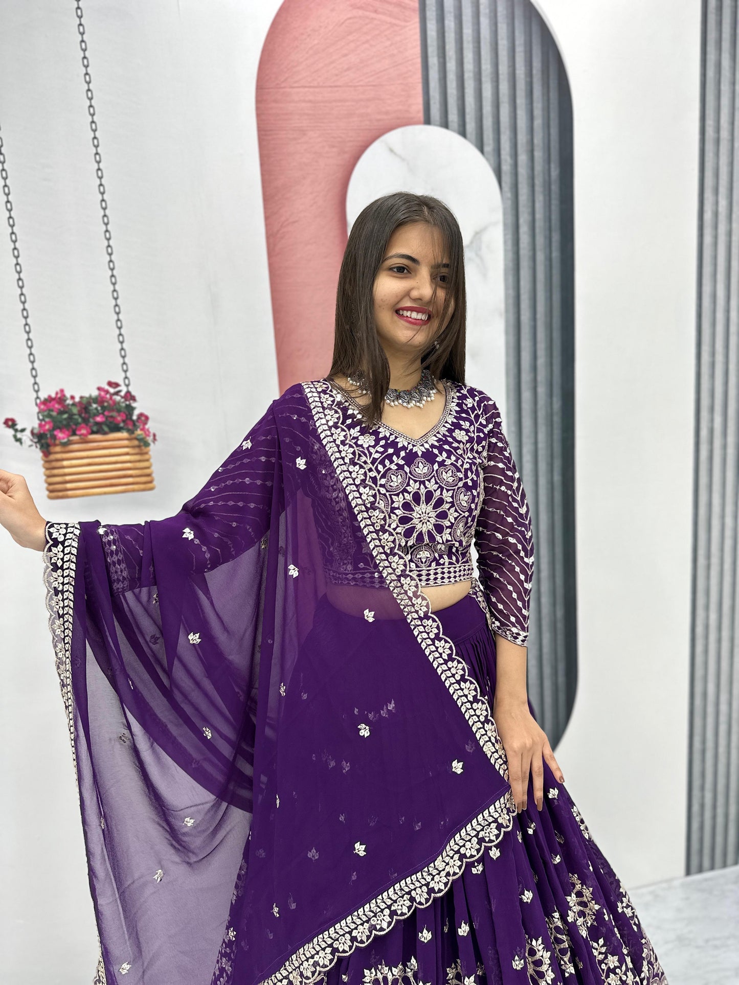 Embroidered Lehenga Choli