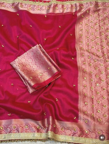 Ghunghroo Tissue saree