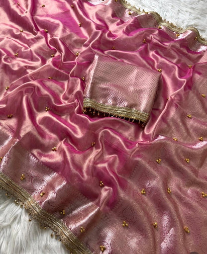 Ghunghroo Tissue saree