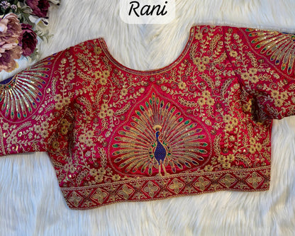 PEACOCK BRIDAL BLOUSE