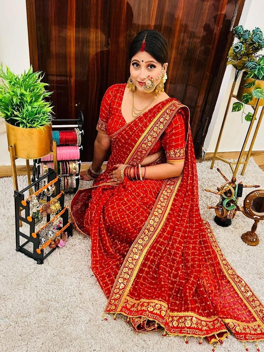 Viscose Ghatchola saree