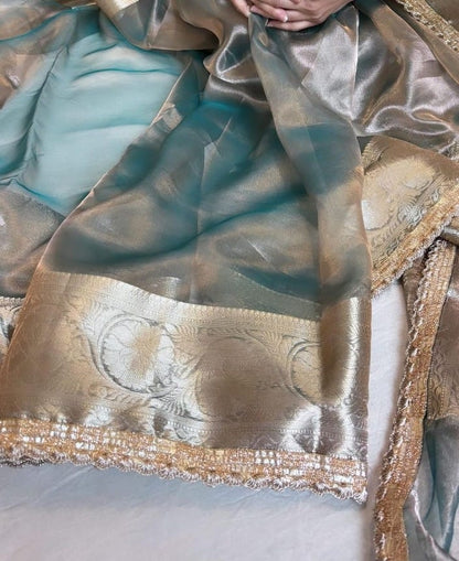 Banarasi SOFT GLASS TISSUE SILK saree