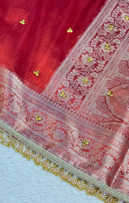 Ghunghroo Tissue saree