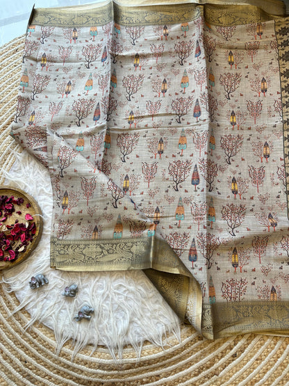 Malai sattin silk saree