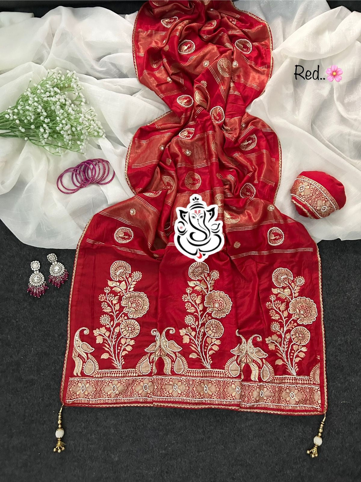 Dolla silk with embroidery saree