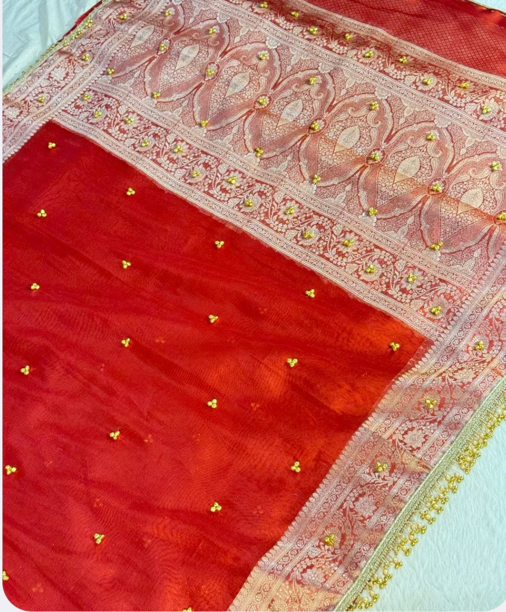 Ghunghroo Tissue saree
