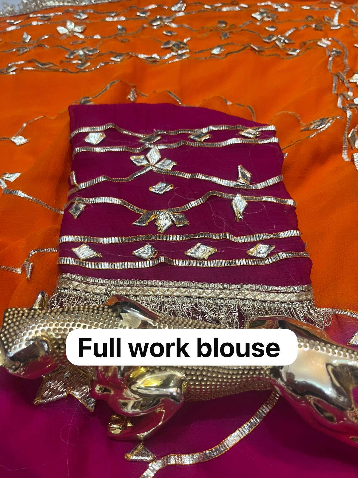 Semi pure chiffon Jaipur Hand Dye