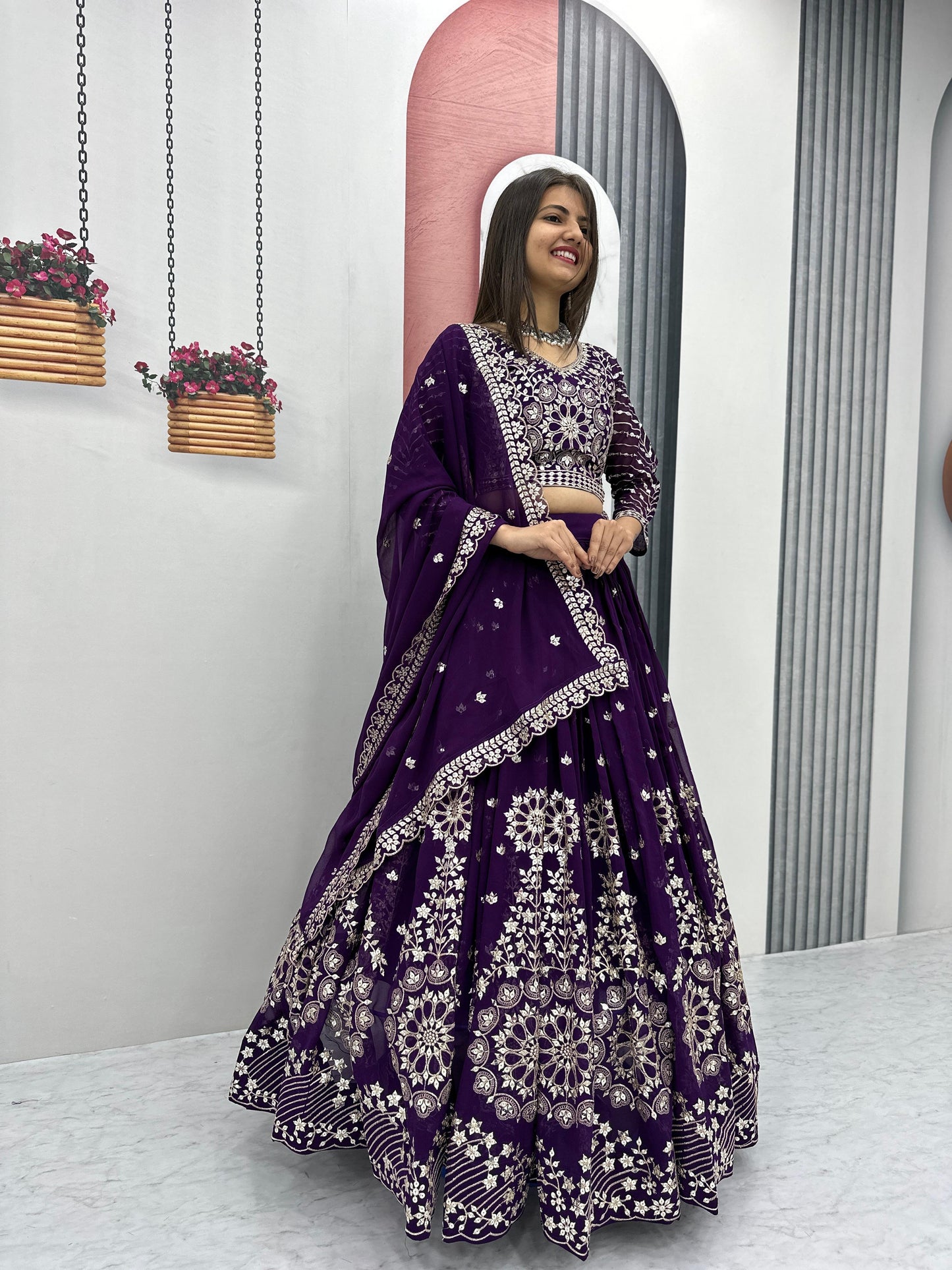 Embroidered Lehenga Choli