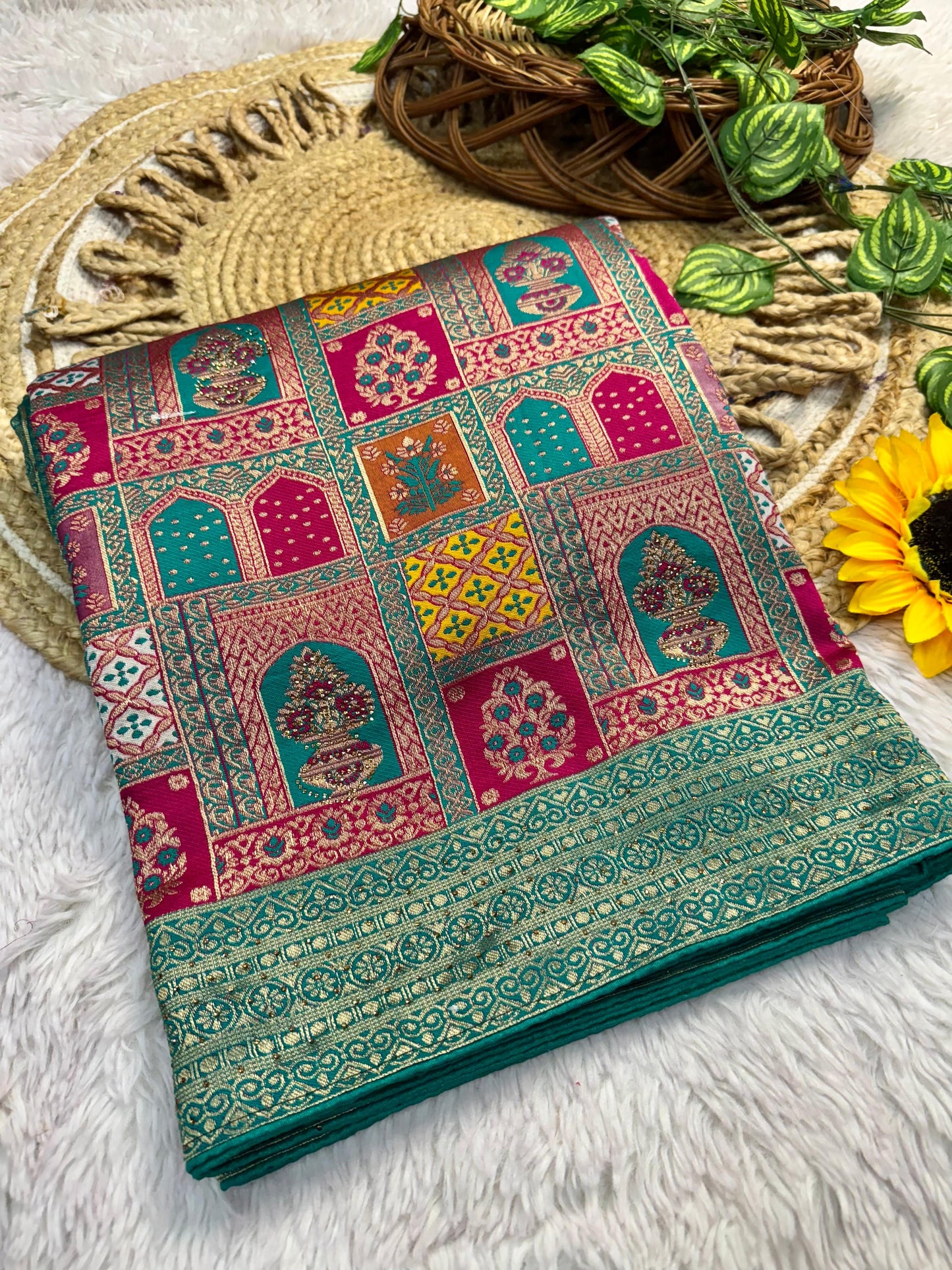 viscose Pure Soft Kolkata Meena Silk