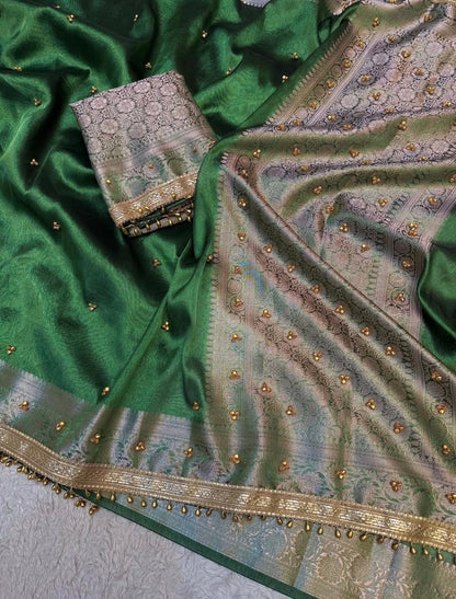 Ghunghroo Tissue saree