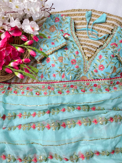 soft teby silk saree with amazing embroidery thread