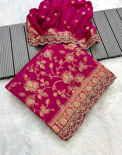 khaddi georgette designer saree in sabyasachi design