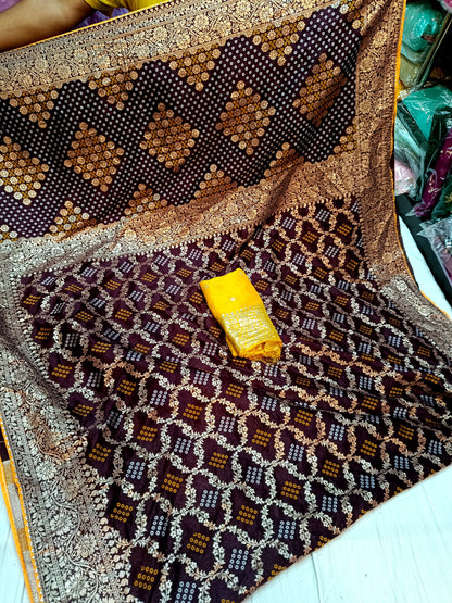 pure dola silk fabric with beautiful zari