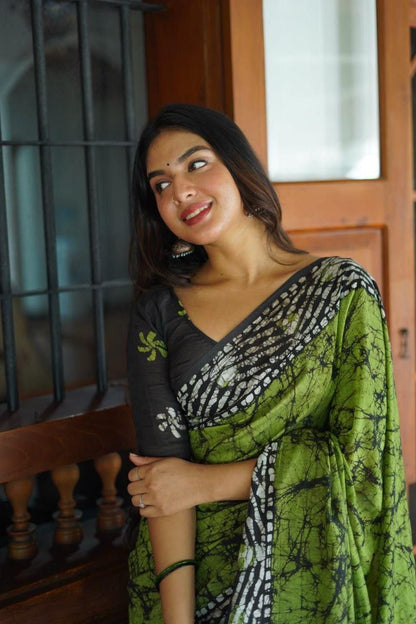 Pure Linen Saree