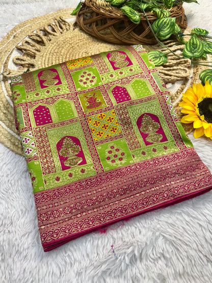 viscose Pure Soft Kolkata Meena Silk
