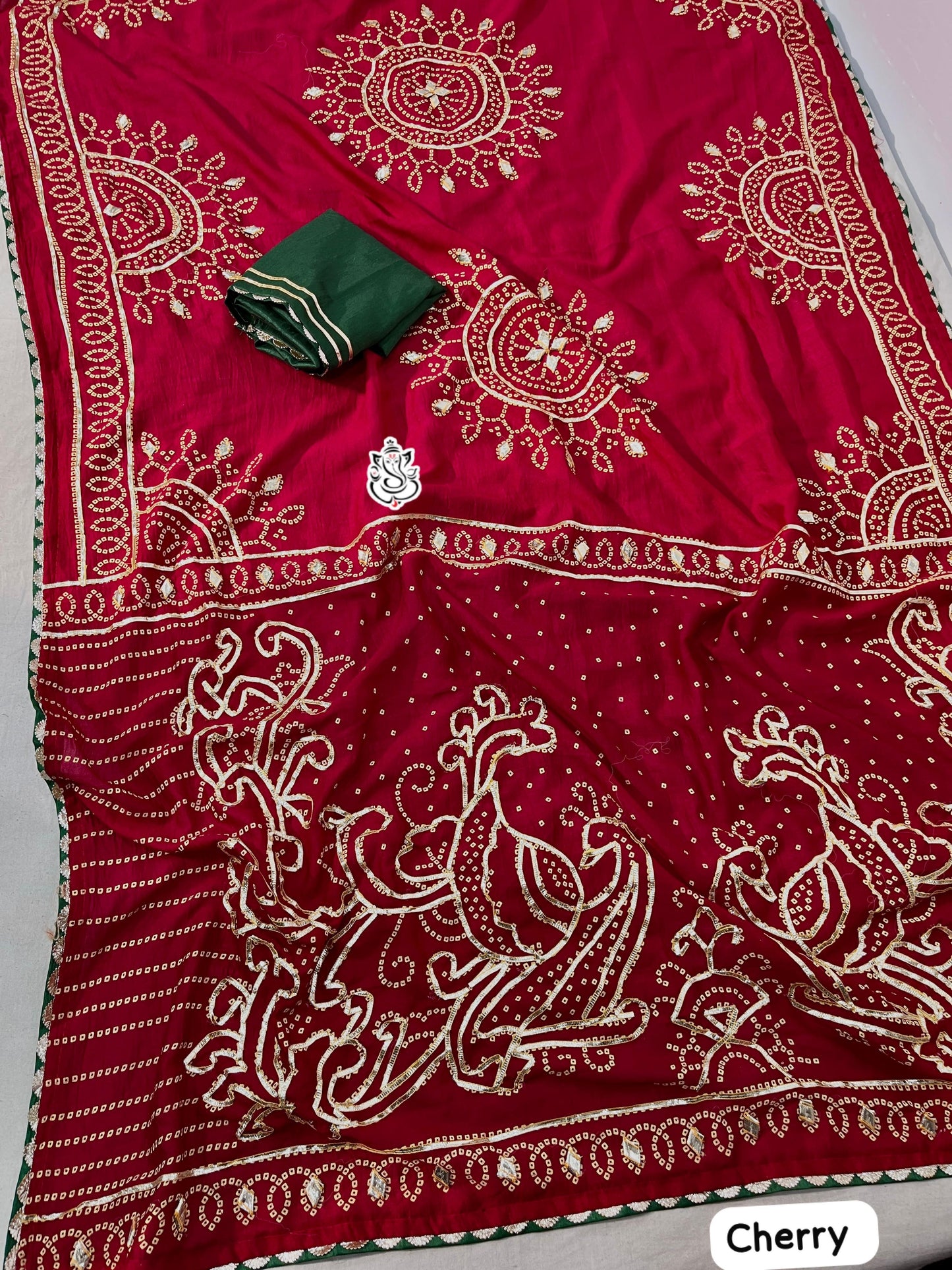 Vichitra silk saree