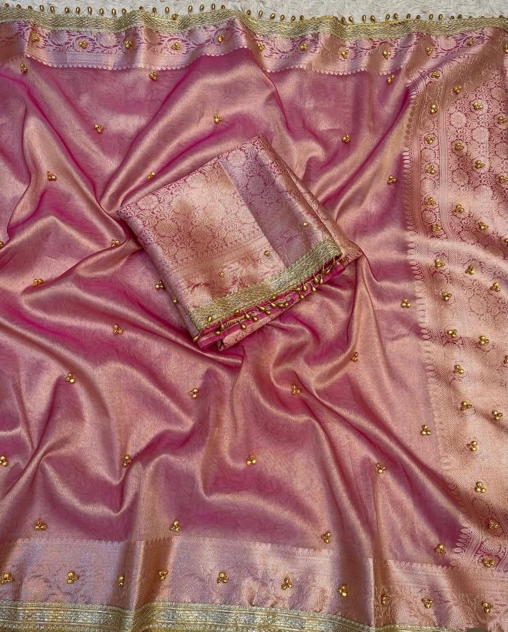 Ghunghroo Tissue saree