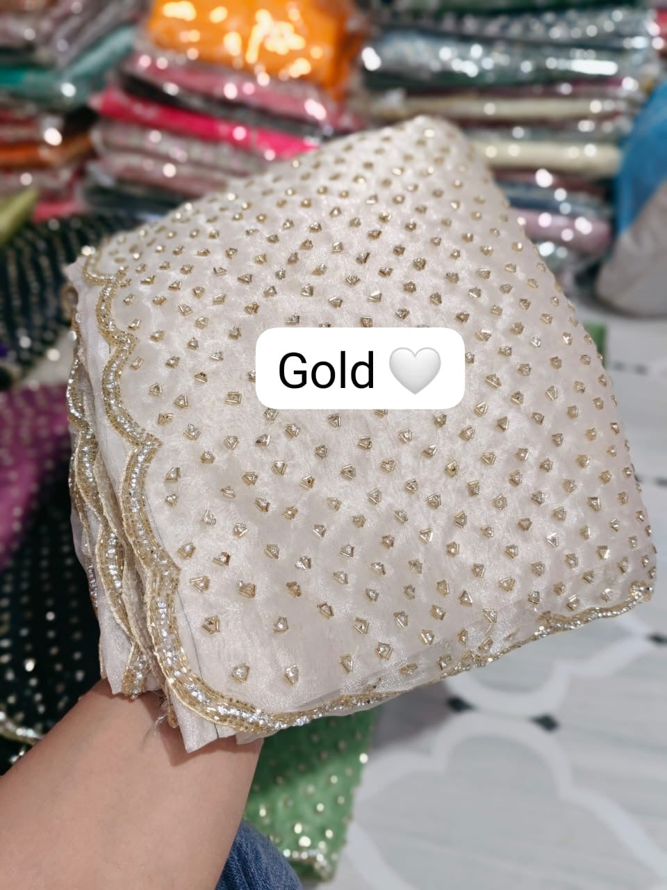 Crystal Tissues saree