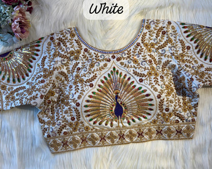 PEACOCK BRIDAL BLOUSE