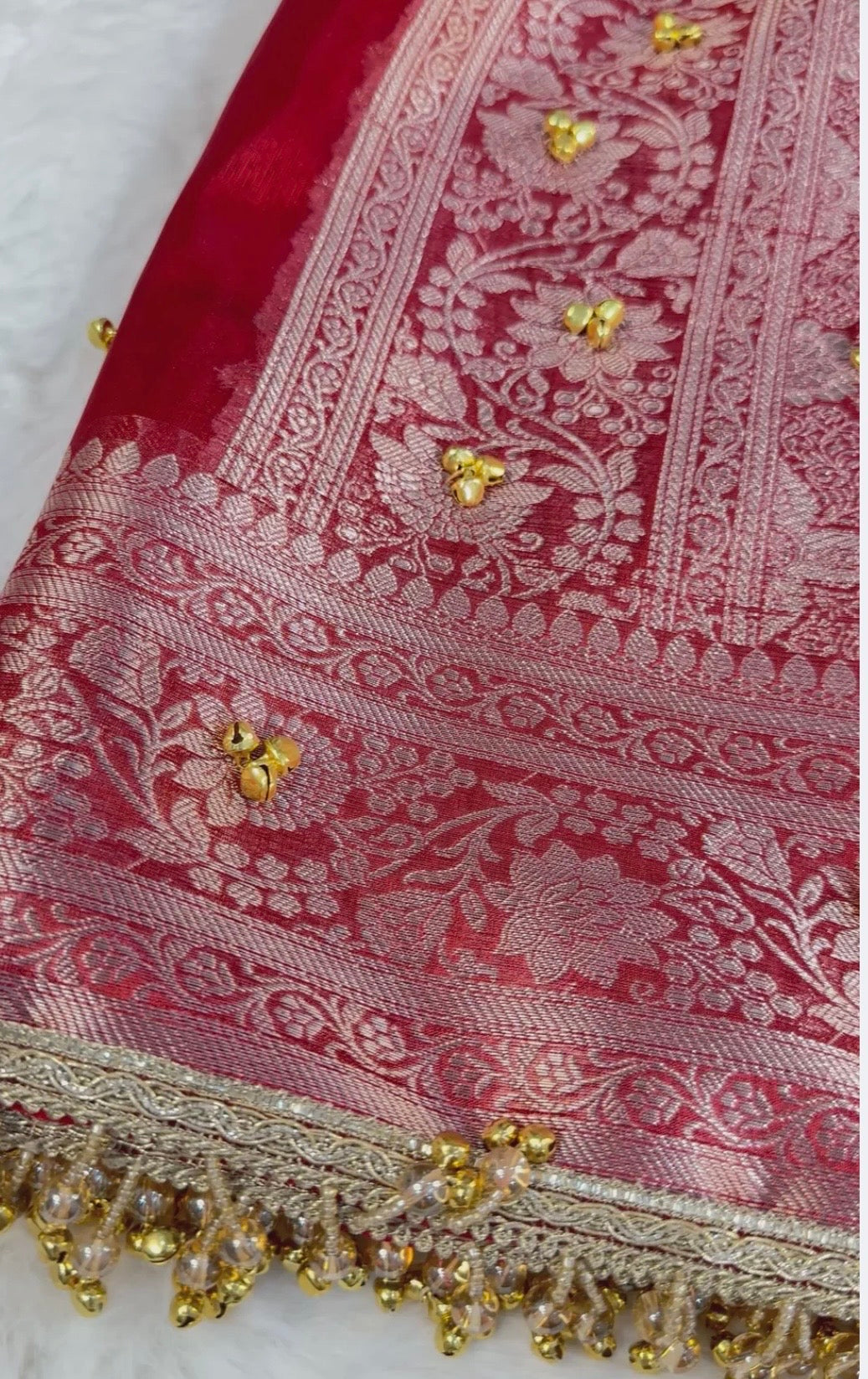 Ghunghroo Tissue saree