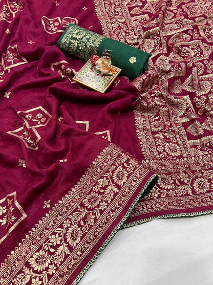 Muslin Silk zari saree