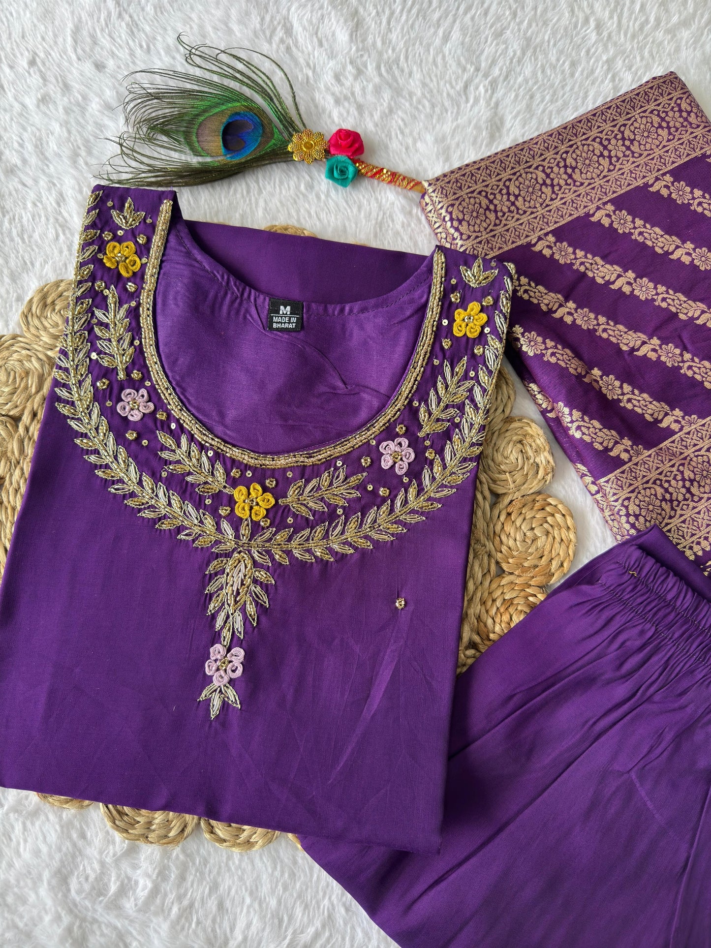 Designers Kurti Pent Dupatta Set