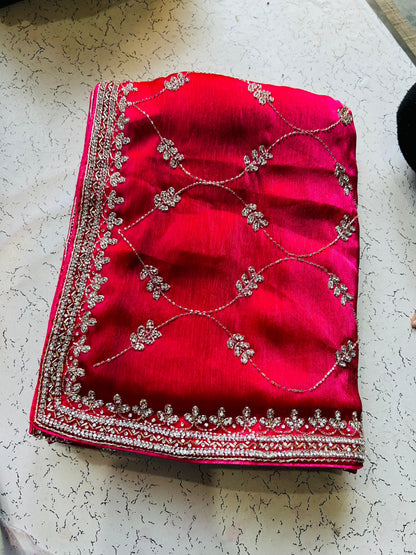 Jimmy Choo jaal design with diamond stone handwork