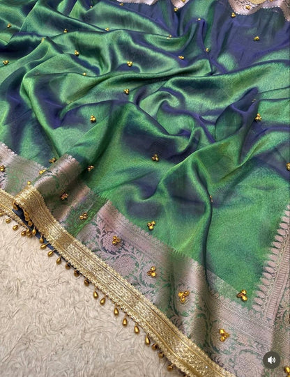 Ghunghroo Tissue saree