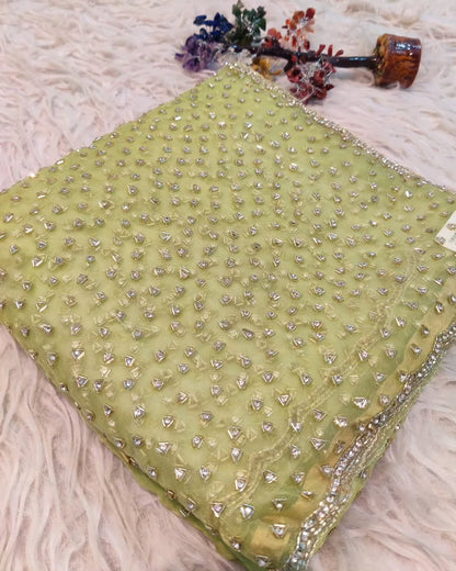 Crystal Tissues saree