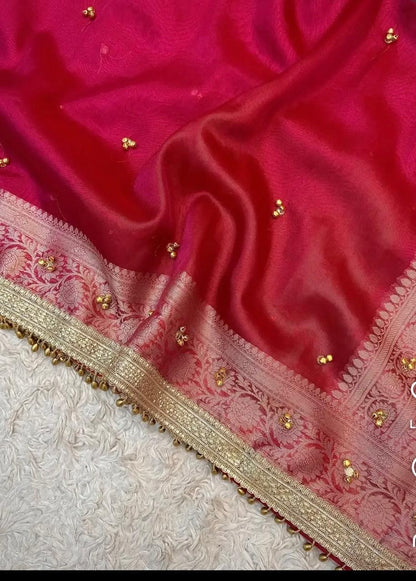 Ghunghroo Tissue saree