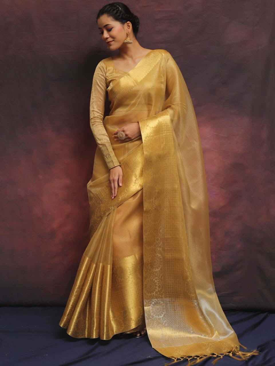 banarasi SOFT KOTA TISSUE SILK saree